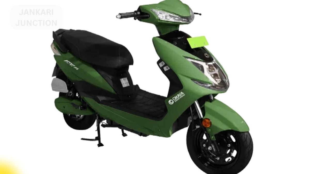 Green Electric Scooter