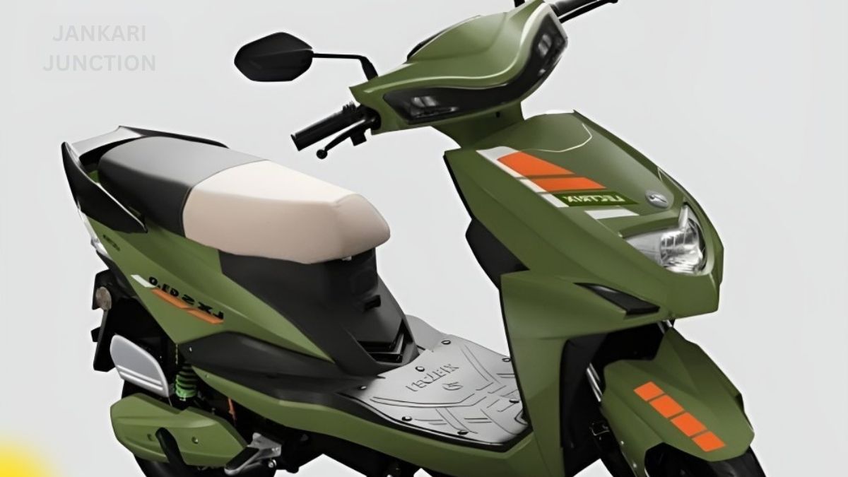 Green Electric Scooter
