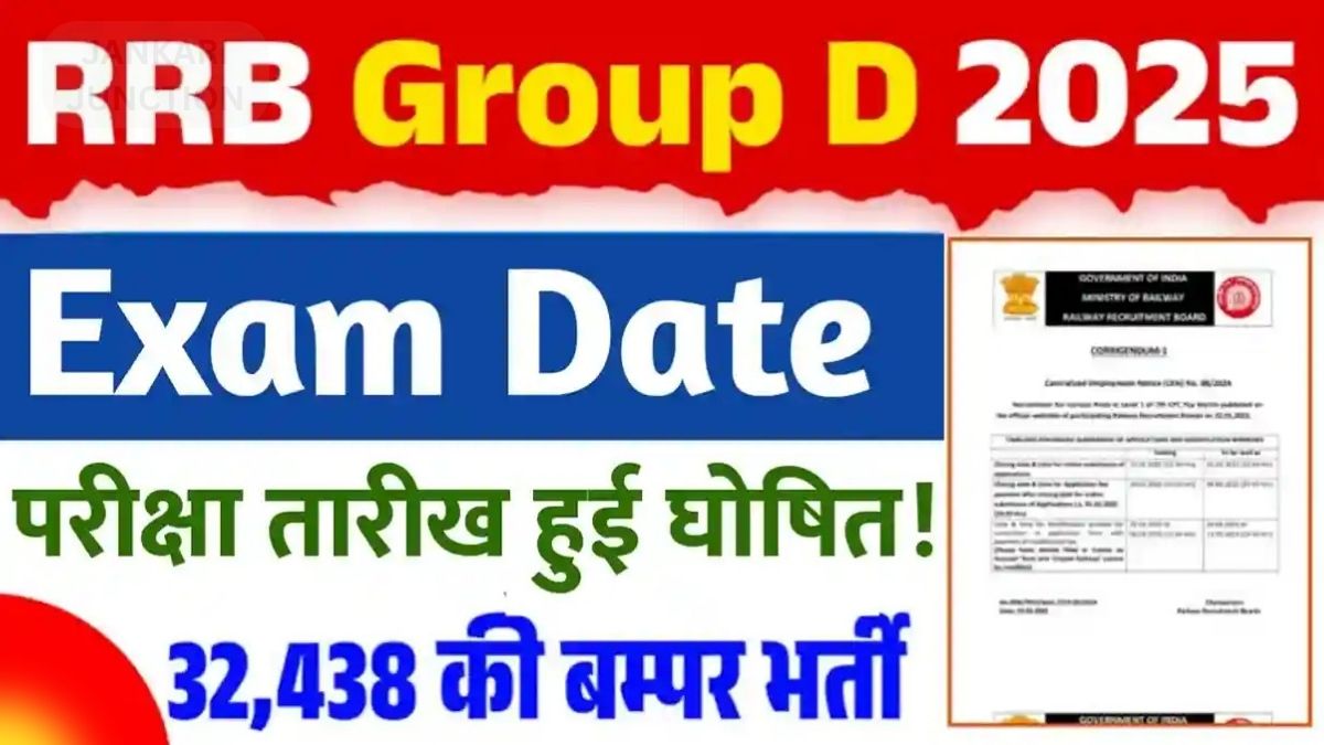 RRB Group Exam 2025