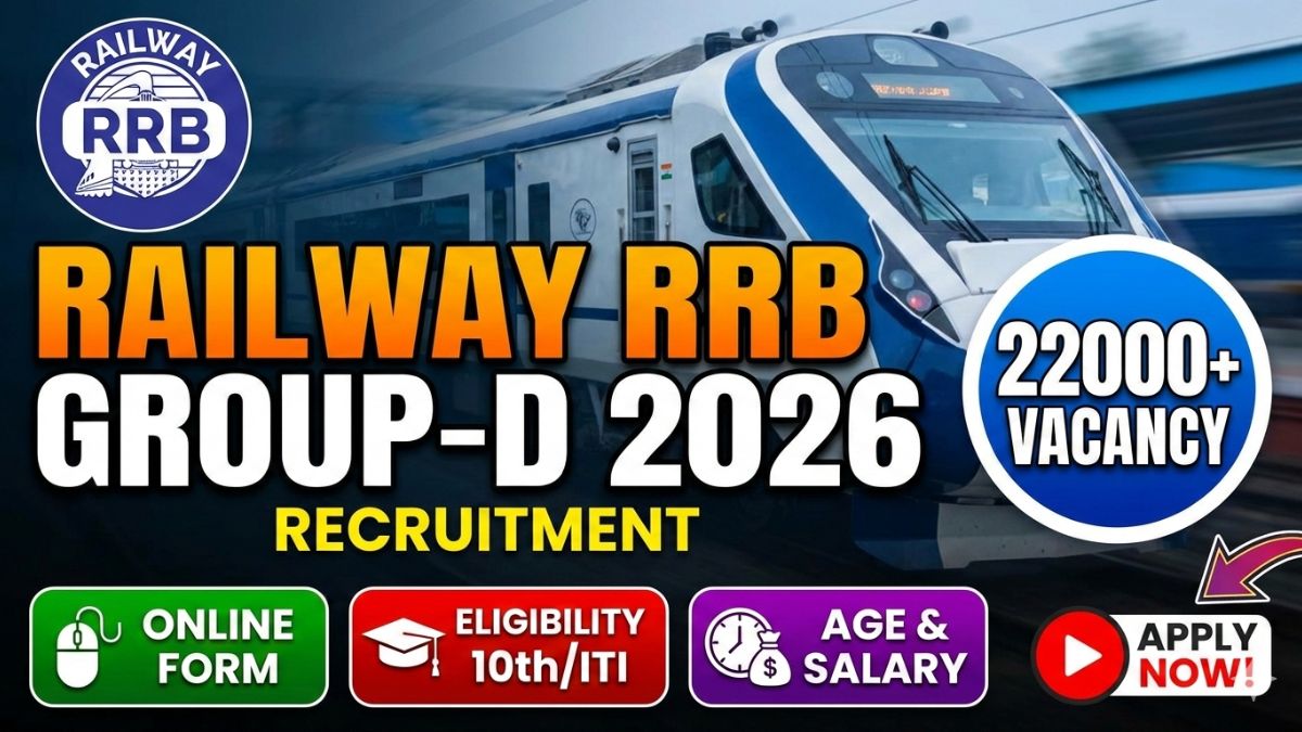 Railway RRB Group-D (Level-1) Recruitment 2026