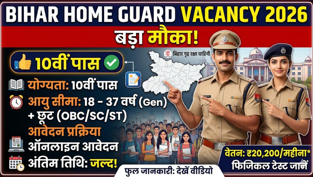 Bihar Home Guard Vacancy 2026