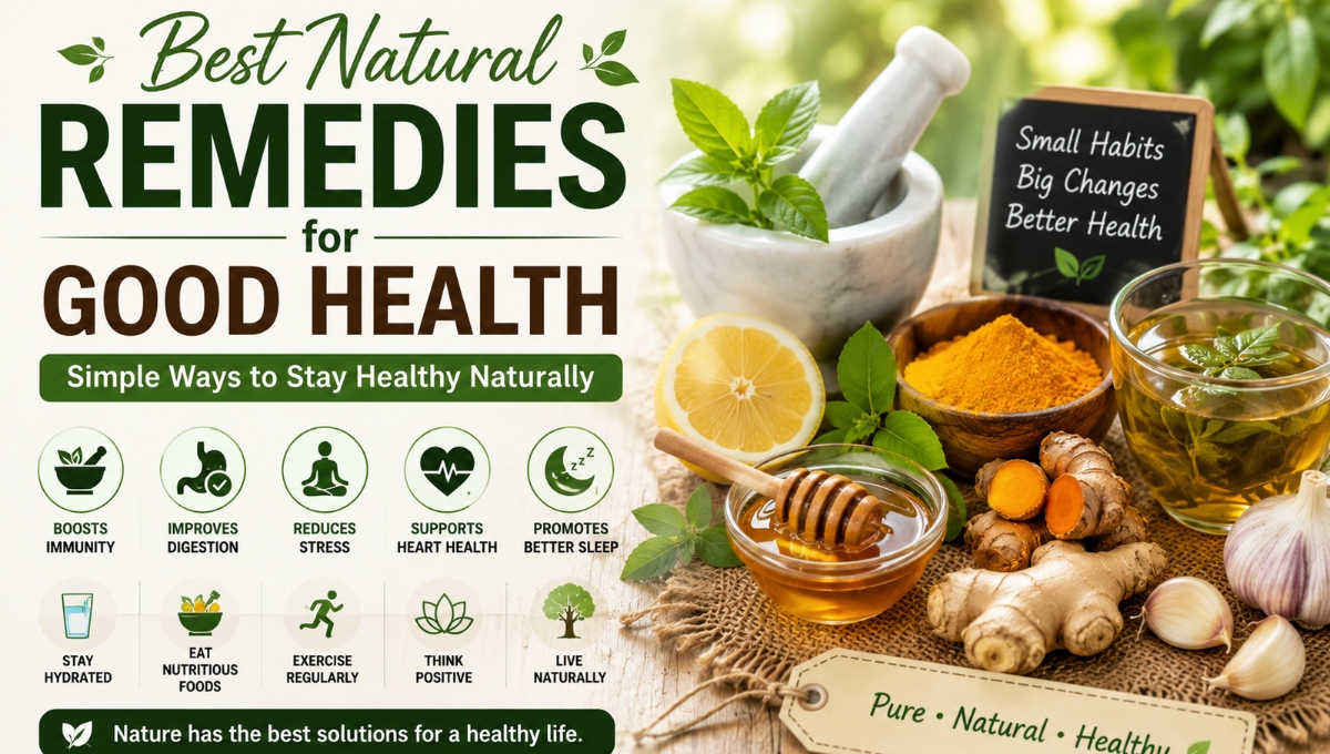 Best Natural Remedies for Good Health