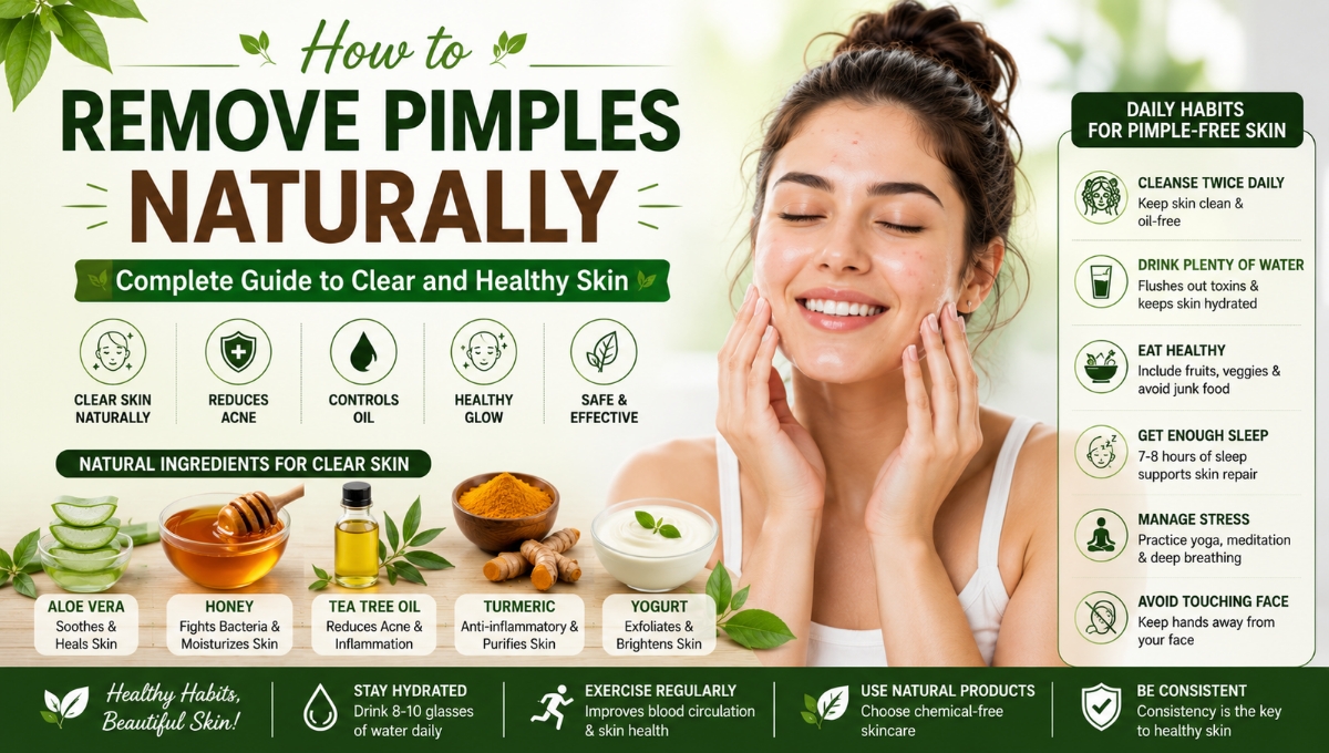 How to Remove Pimples Naturally