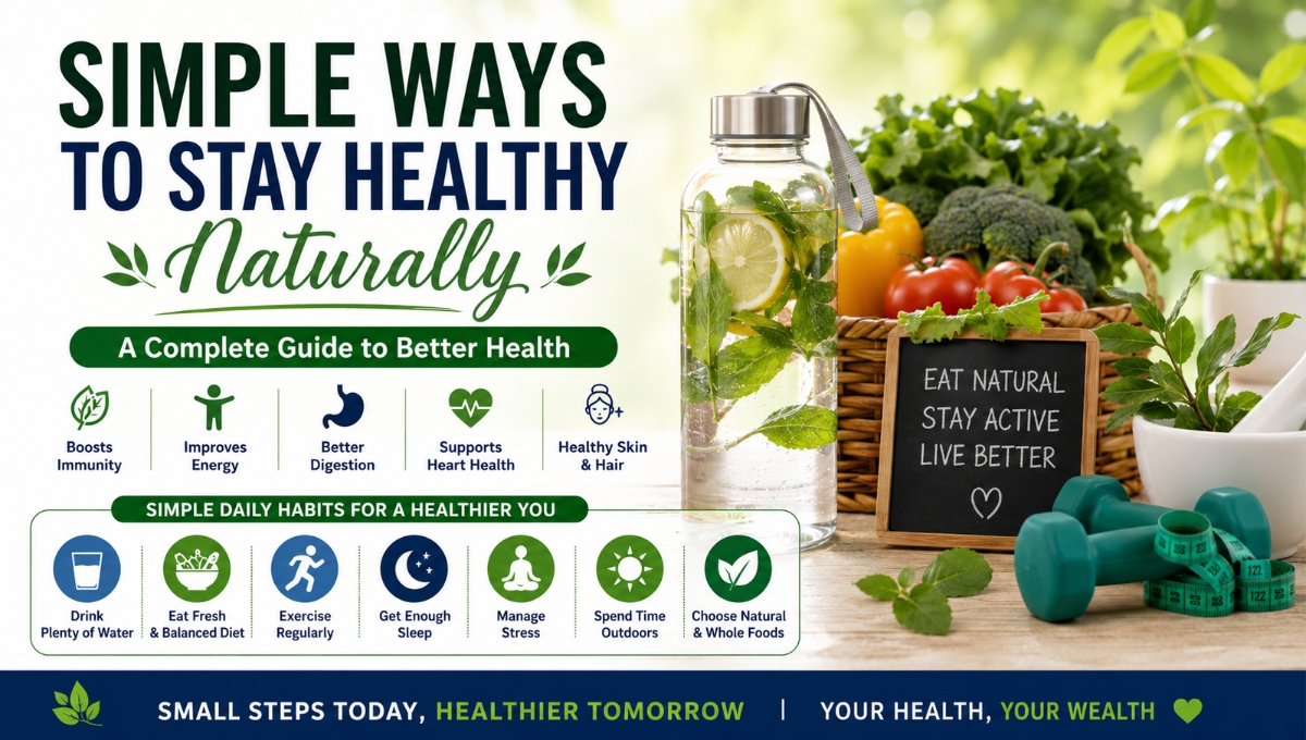 Simple Ways to Stay Healthy Naturally