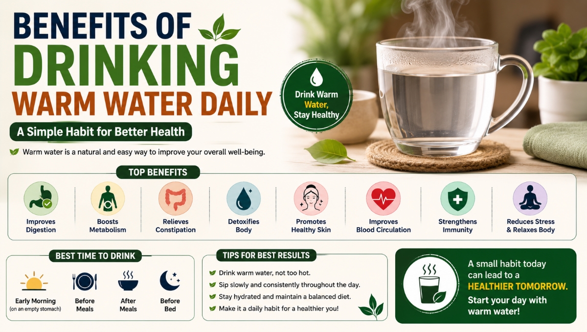 Benefits of Drinking Warm Water Daily